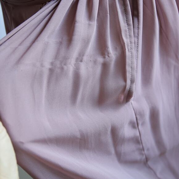 Birdy Grey Convertible Mauve Chiffon Bridesmaid dress size S - Picture 5 of 8